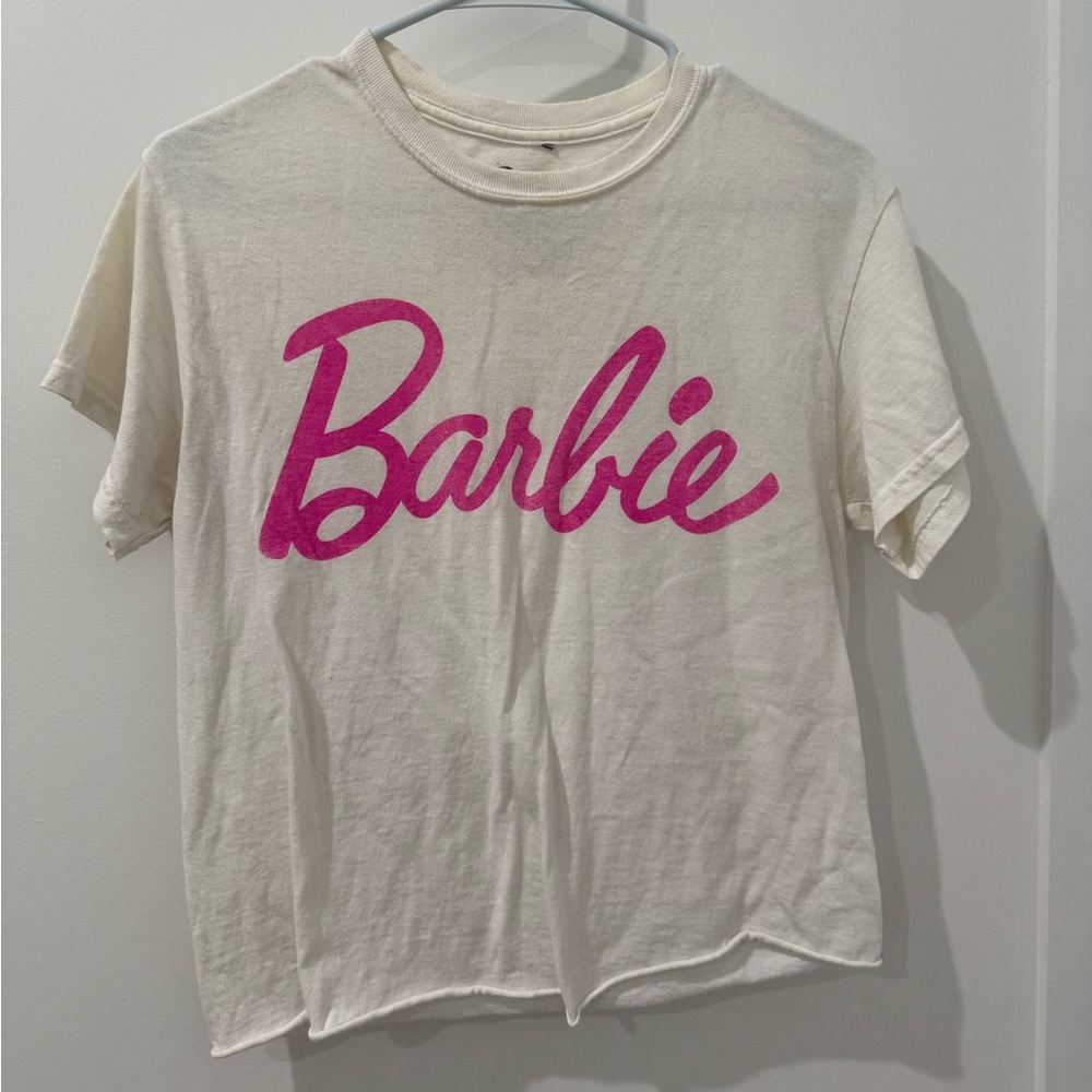 Barbie crop tee size small